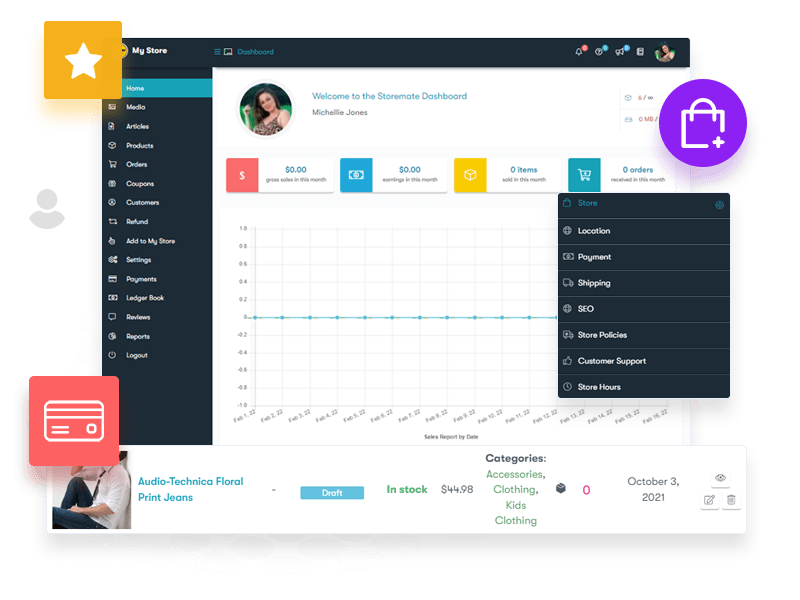 Vendor Dashboard